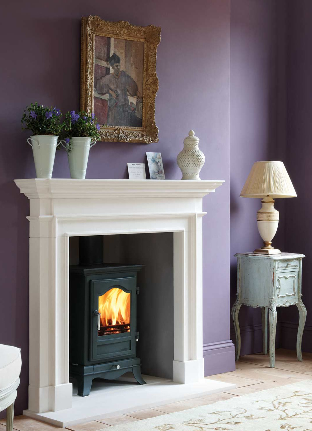 Chesneys Belgravia 6 with Burlington Limestone Surround