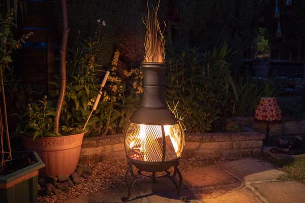 cast iron chiminea