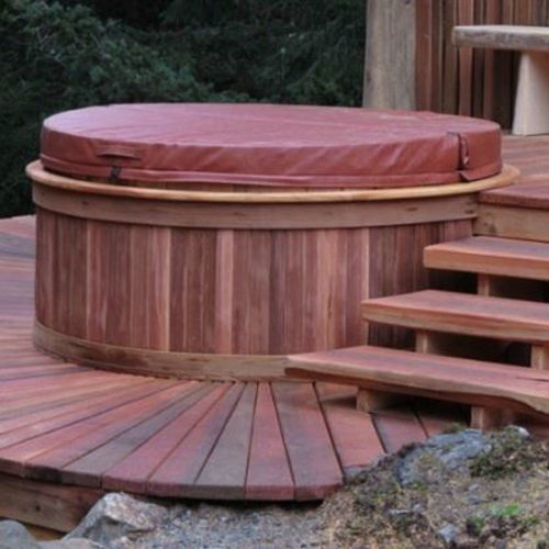 Northern Lights Classic Ht4 Cedar Wood Hot Tub With Deluxe Pack Firehouse