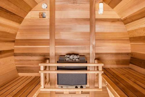 Northern Lights Cedar Wood Outdoor Sauna