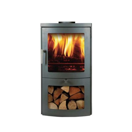 Chesney's Milan 4 woodburning stove in Silver