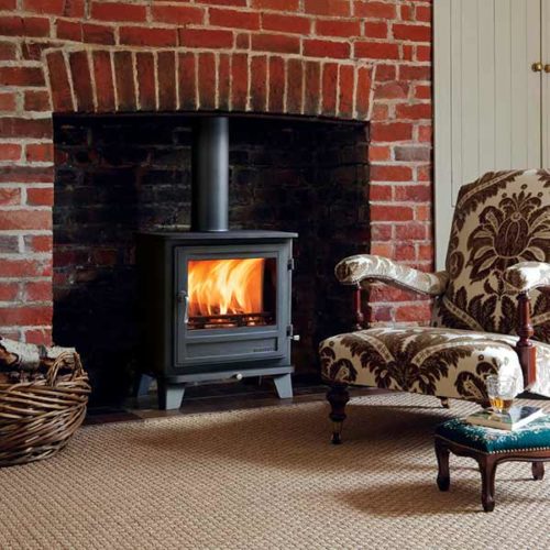 Chesney's Salisbury 8 multi-fuel stove in Black