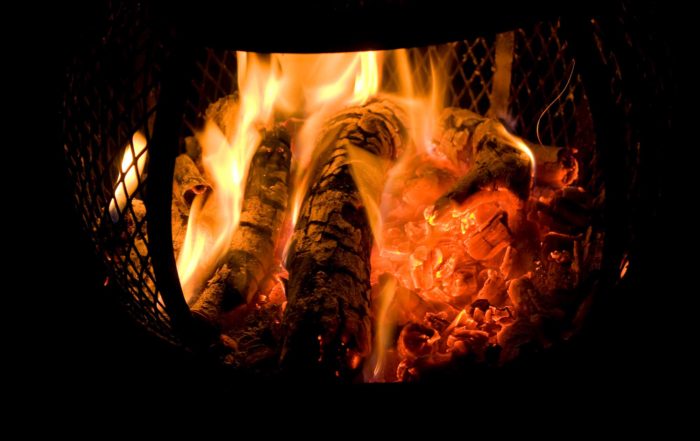 Firehouse Chiminea open flame