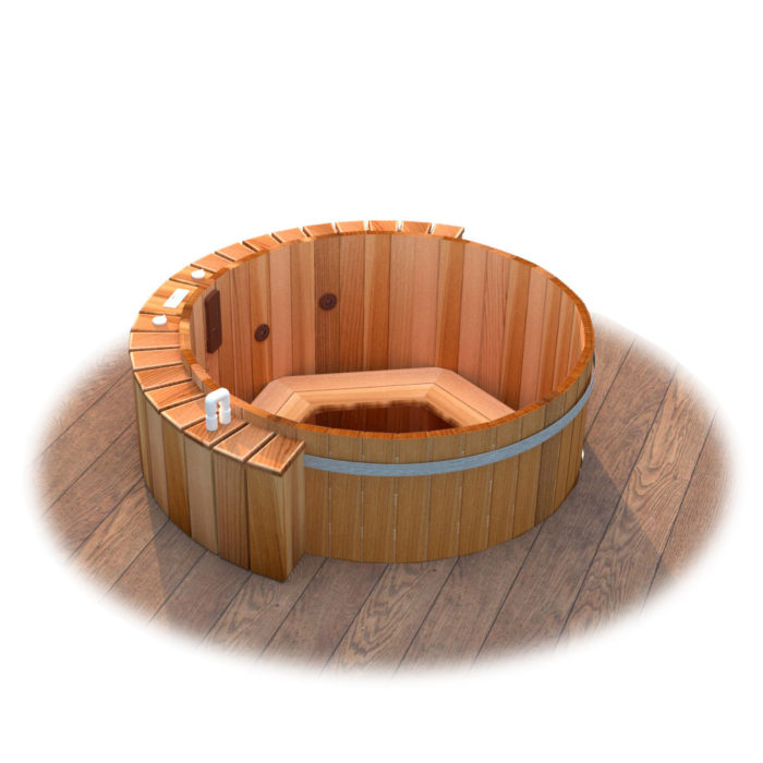 Northern Lights Classic Wooden Hot Tub (4 Person) - HT4R