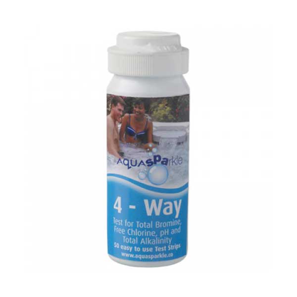 AquaSPArkle - Spa 4-Way Chlorine/Bromine Test Strips