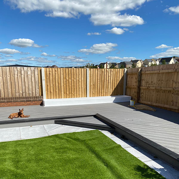 Cladco 2.4m Woodgrain Effect Hollow Domestic Grade Composite Decking Board - Image 5