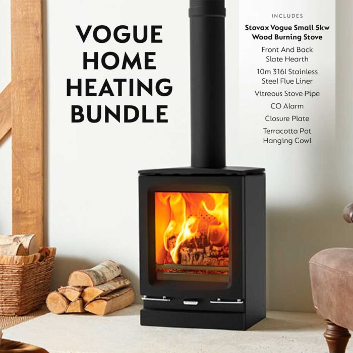 Stovax Vogue Small Wood Stove BUNDLE