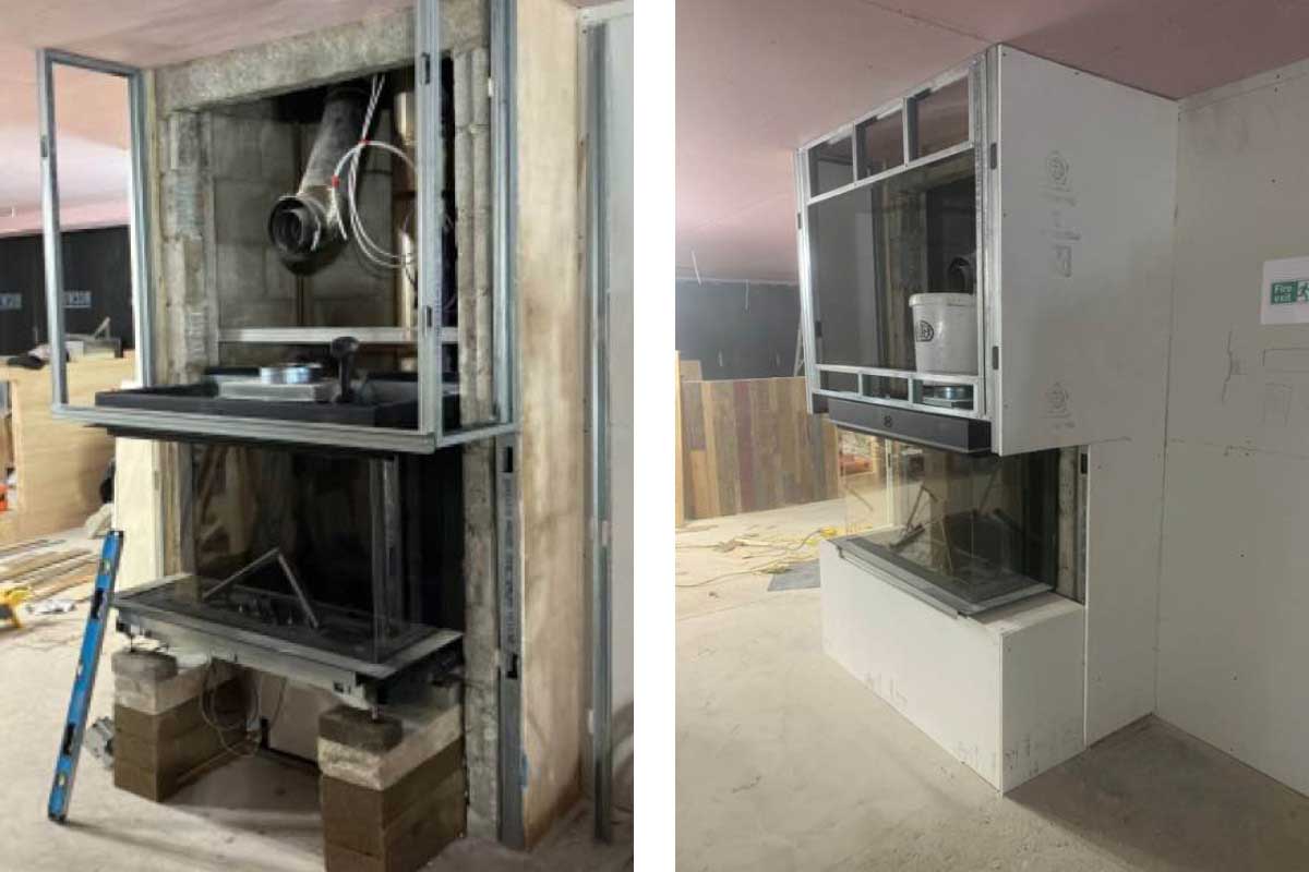 Installation in process