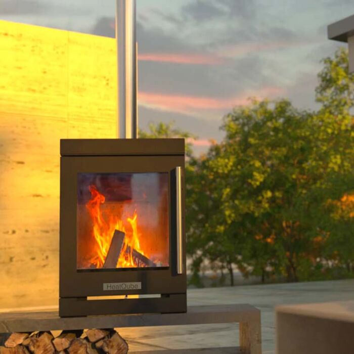 HeatQube outdoor wood burning stove - Image 3