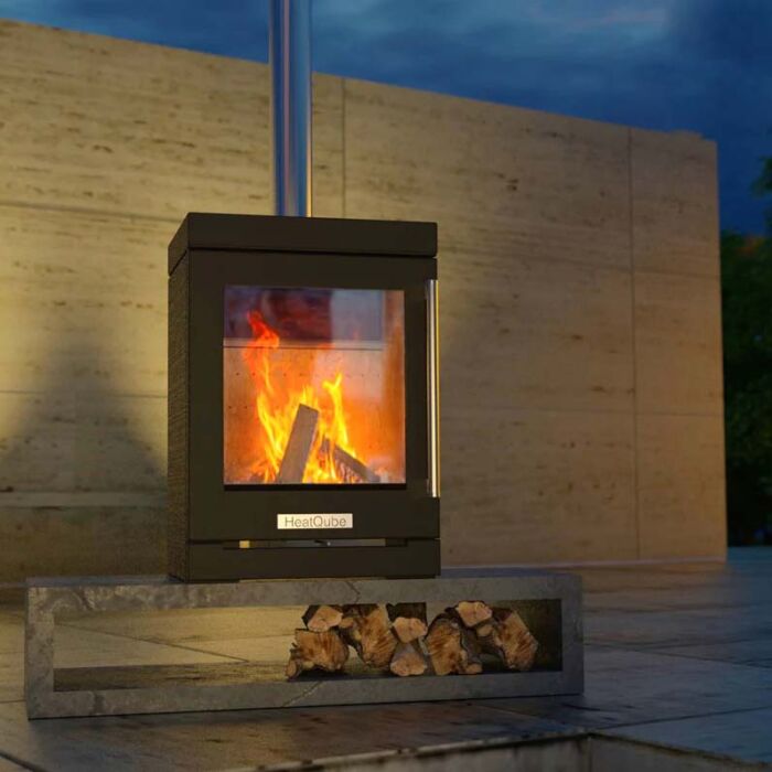 HeatQube outdoor wood burning stove - Image 2