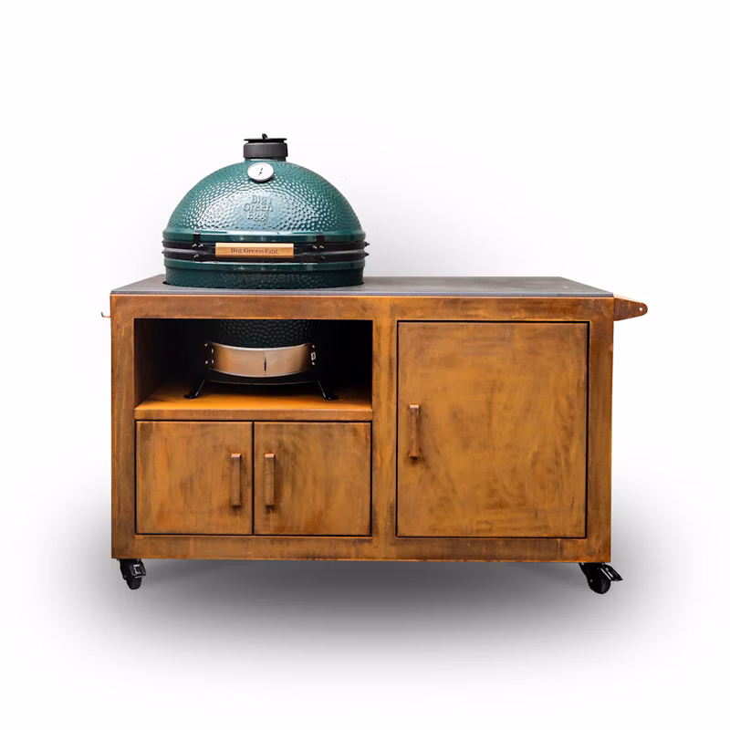 Big Green Egg Base - Corten Steel KItchen - Image 6