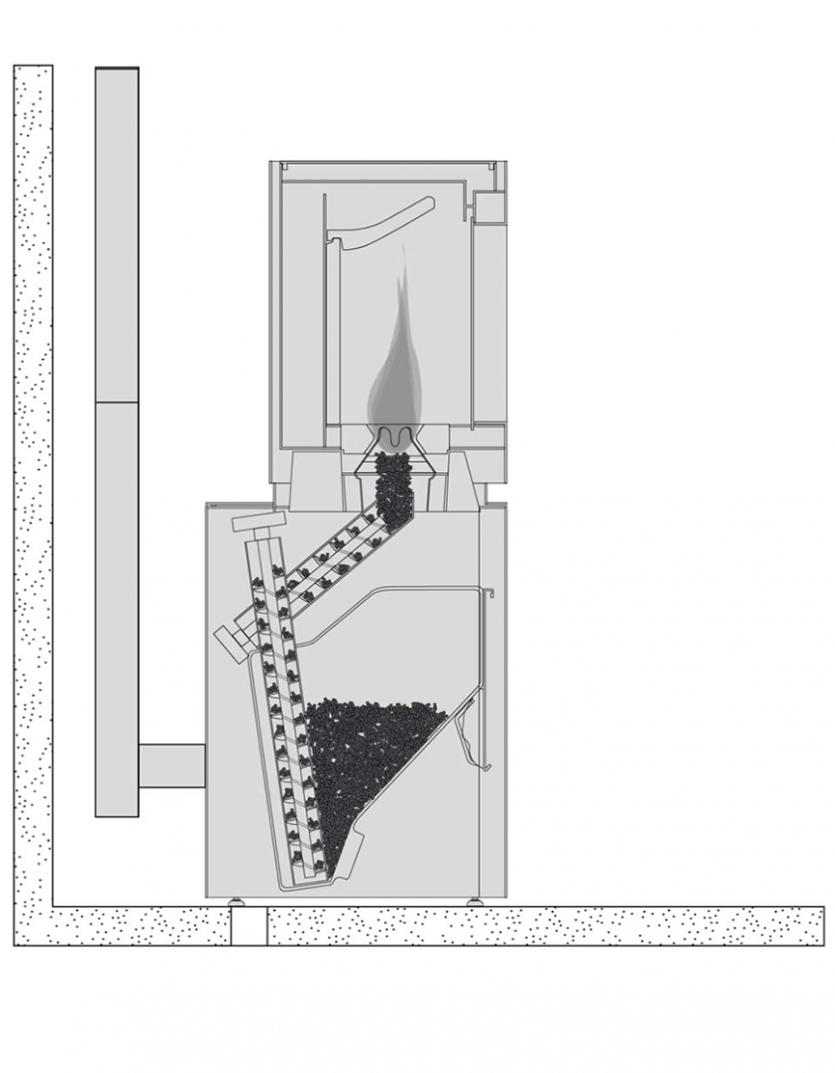 Pellets-conveying